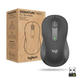 Logitech Signature M650 for Business rato Mão direita RF Wireless + Bluetooth Ótico 4000 DPI