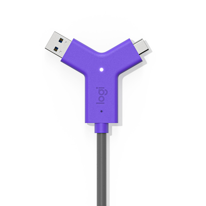 Logitech Swytch Transmissor e recetor AV Preto, Violeta