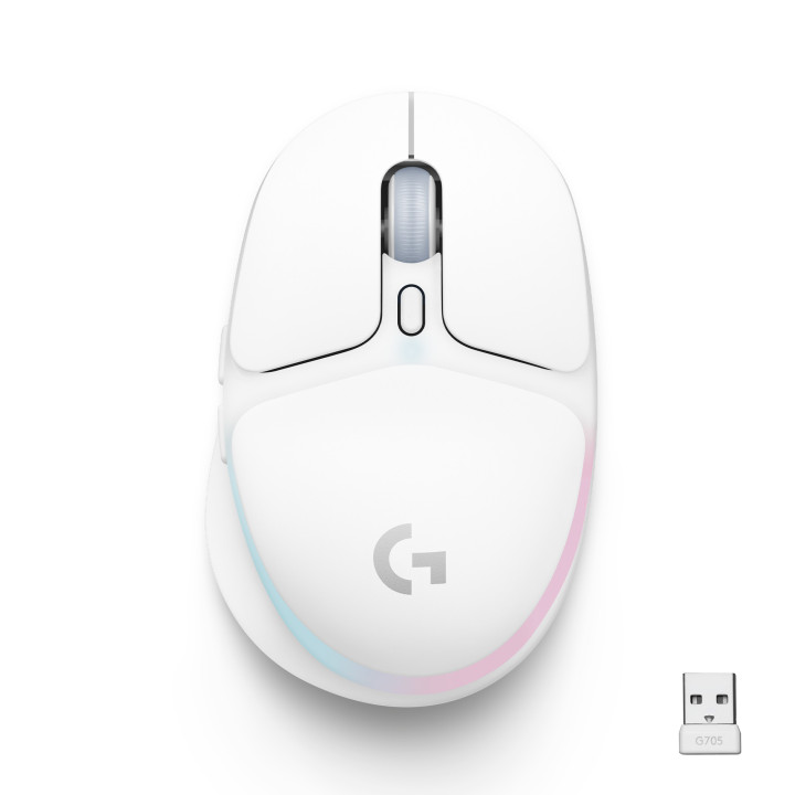 Logitech G G705 rato Mão direita RF Wireless + Bluetooth Ótico 8200 DPI
