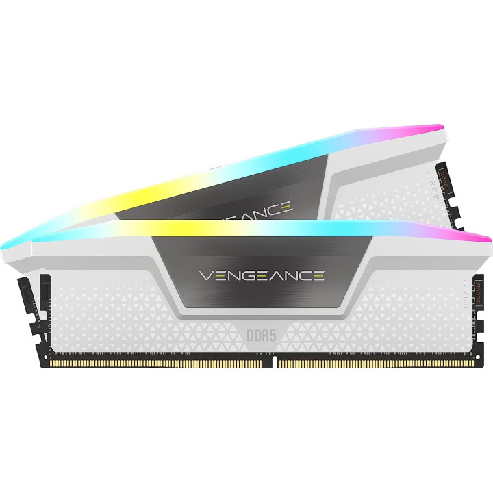 Memória Corsair Vengeance RGB White 64GB (2x32GB) DDR5 5600MHz