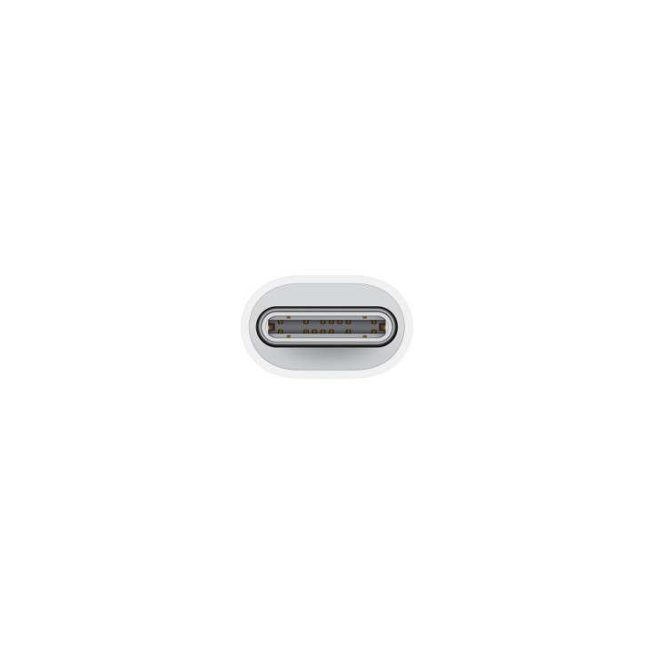 Apple MUQX3ZM A adaptador para cabos USB Type-C Lightning Branco