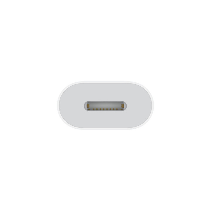Apple MUQX3ZM A adaptador para cabos USB Type-C Lightning Branco