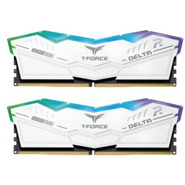 Memória Team Group T-Force Delta RGB White 32GB (2x16GB) DDR5 6600MHz