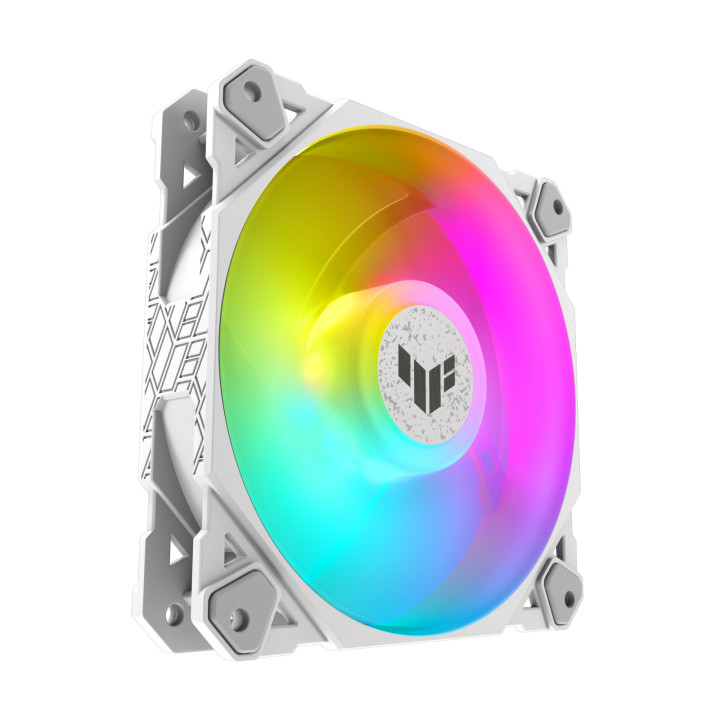 ASUS TUF GAMING TF120 ARGB WHITE EDITION Caixa de computador Arrefecimento a ar 12 cm Branco 1 unidade(s)