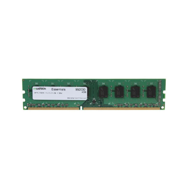 Mushkin DIMM 4GB DDR3 Essentials módulo de memória 1 x 4 GB 1600 MHz