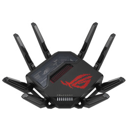 ASUS ROG Rapture GT-BE98 router sem fios 10 Gigabit Ethernet Quad-band (2.4 GHz   5 GHz-1   5 GHz-2   6 GHz) Preto