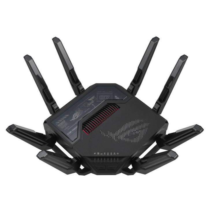 ASUS ROG Rapture GT-BE98 router sem fios 10 Gigabit Ethernet Quad-band (2.4 GHz   5 GHz-1   5 GHz-2   6 GHz) Preto
