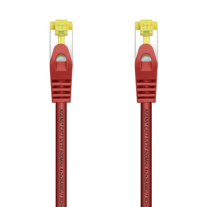 AISENS A146-0470 cabo de rede Vermelho 1 m Cat7 S FTP (S-STP)