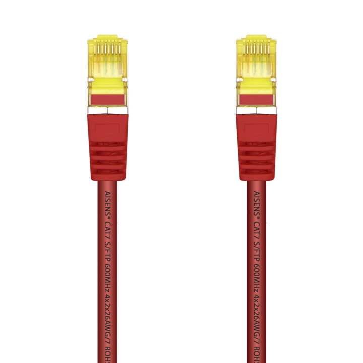 AISENS A146-0470 cabo de rede Vermelho 1 m Cat7 S FTP (S-STP)