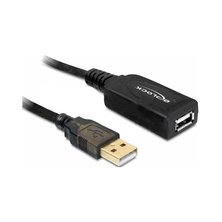 DeLOCK 20m USB 2.0 cabo USB Preto
