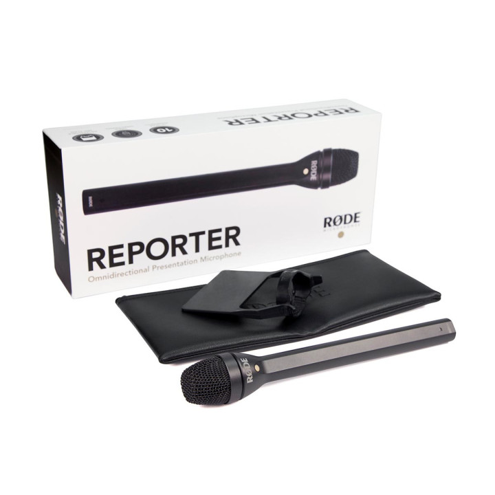 RØDE Reporter Preto Microfone de lapela