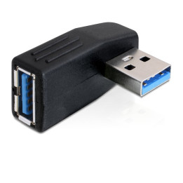 DeLOCK 65341 adaptador para cabos USB 3.0 Preto