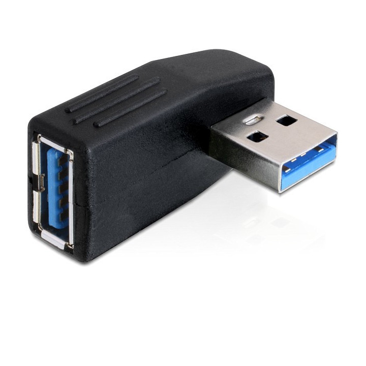 DeLOCK 65341 adaptador para cabos USB 3.0 Preto