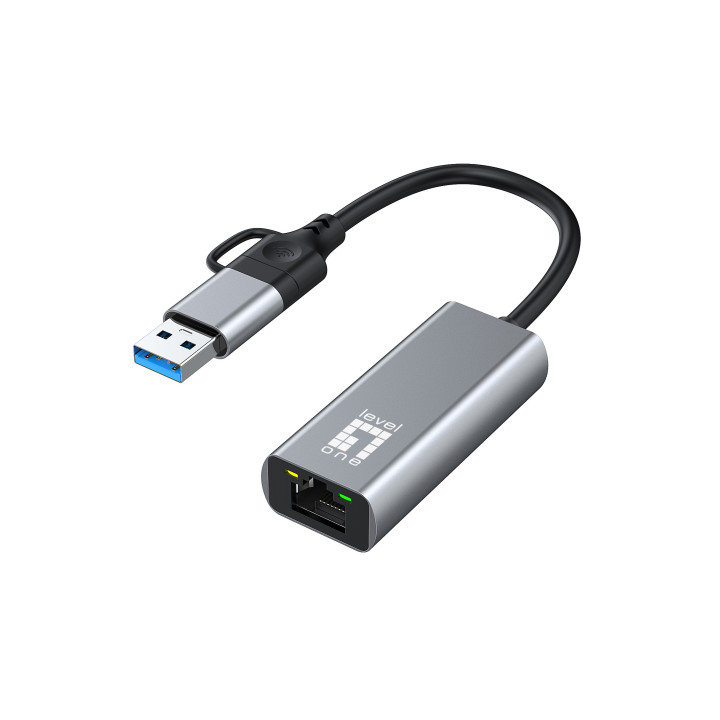 LevelOne USB-0423 cartão de rede Ethernet 2500 Mbit s