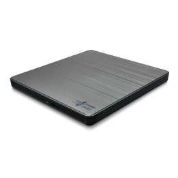 Hitachi-LG Slim Portable DVD-Writer unidade de disco ótico DVD±RW Prateado
