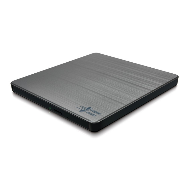 Hitachi-LG Slim Portable DVD-Writer unidade de disco ótico DVD±RW Prateado