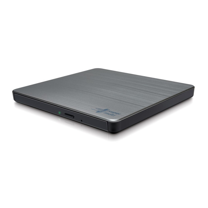 Hitachi-LG Slim Portable DVD-Writer unidade de disco ótico DVD±RW Prateado