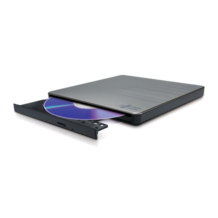 Hitachi-LG Slim Portable DVD-Writer unidade de disco ótico DVD±RW Prateado