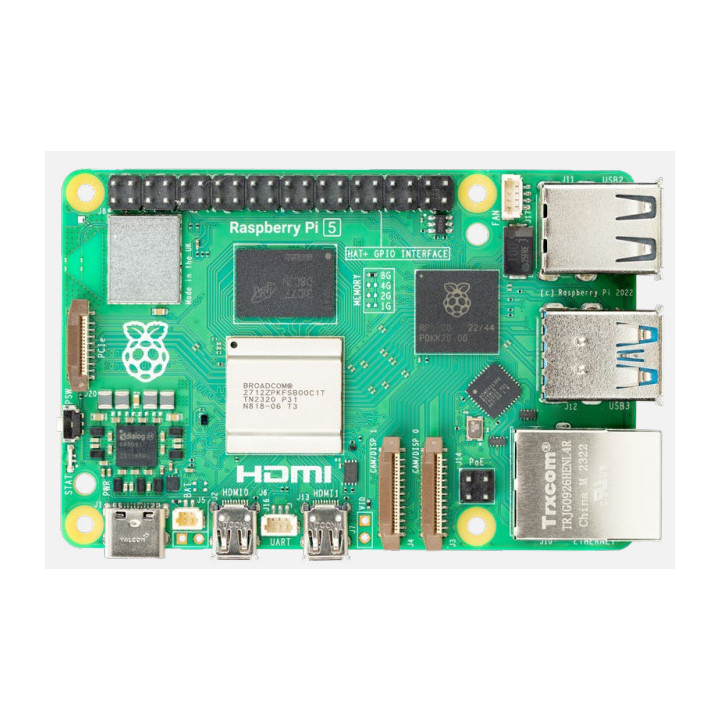 Raspberry Pi 5B placa de desenvolvimento 2400 MHz Arm Cortex-A76