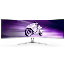 Philips 49M2C8900 00 monitor de ecrã 124,2 cm (48.9") 5120 x 1440 pixels Branco