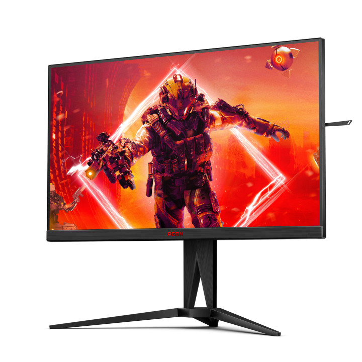 AOC AGON 5 AG275QZN EU monitor de ecrã 68,6 cm (27") 2560 x 1440 pixels Quad HD Preto, Vermelho