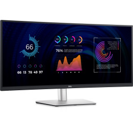 DELL P Series P3424WE monitor de ecrã 86,7 cm (34.1") 3440 x 1440 pixels 4K Ultra HD LCD Preto