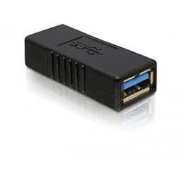 DeLOCK USB 3.0-A Adapter USB-A Preto