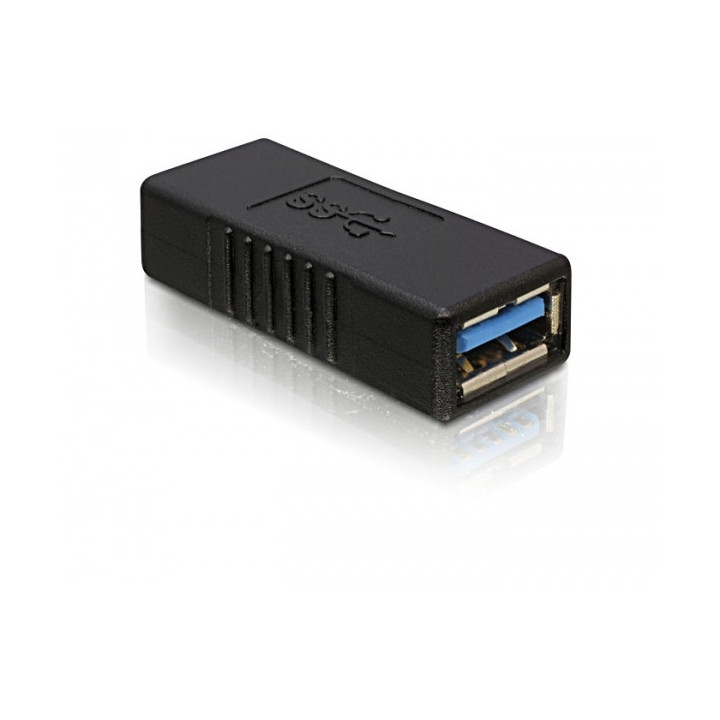 DeLOCK USB 3.0-A Adapter USB-A Preto