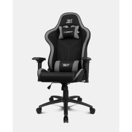 DRIFT DR110BGRAY cadeira gaiming Poltrona de gaming Assento acolchoado Preto, Cinzento