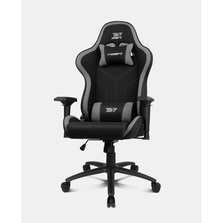 DRIFT DR110BGRAY cadeira gaiming Poltrona de gaming Assento acolchoado Preto, Cinzento