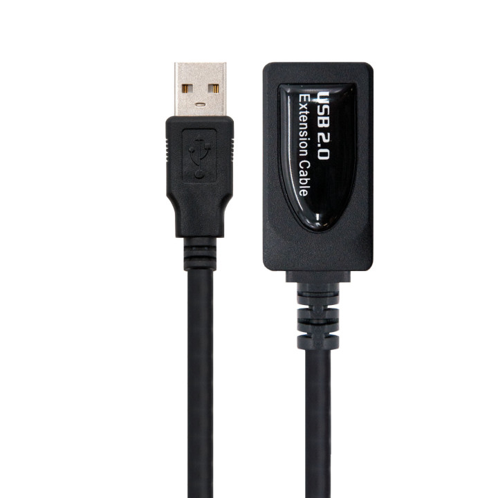 Nanocable 10.01.0211 cabo USB 5 m USB 2.0 USB A Preto