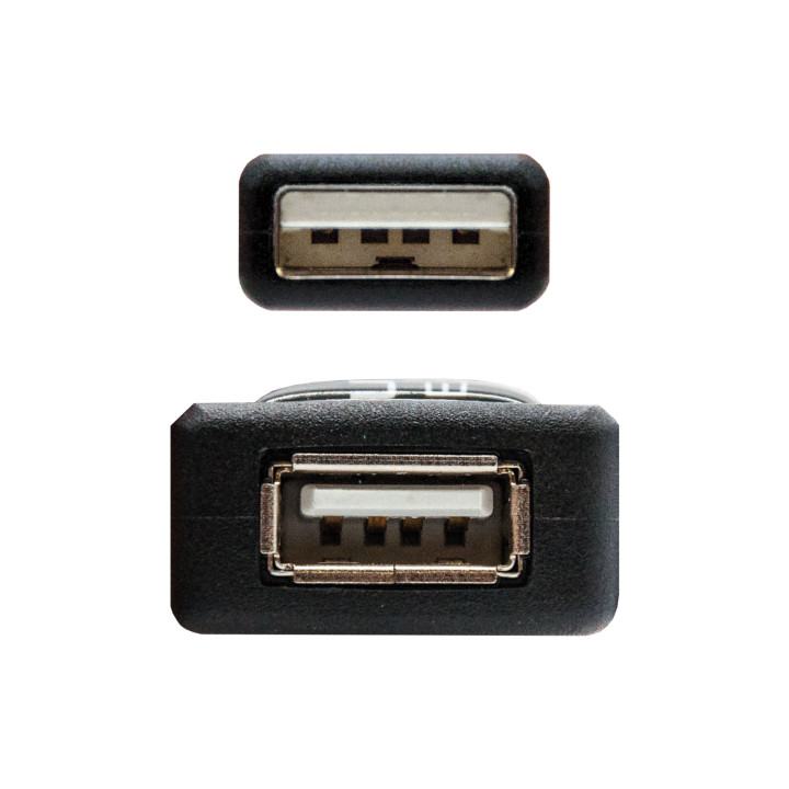 Nanocable 10.01.0211 cabo USB 5 m USB 2.0 USB A Preto