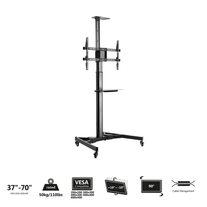 Ewent EW1540 suporte para TV 177,8 cm (70") Preto