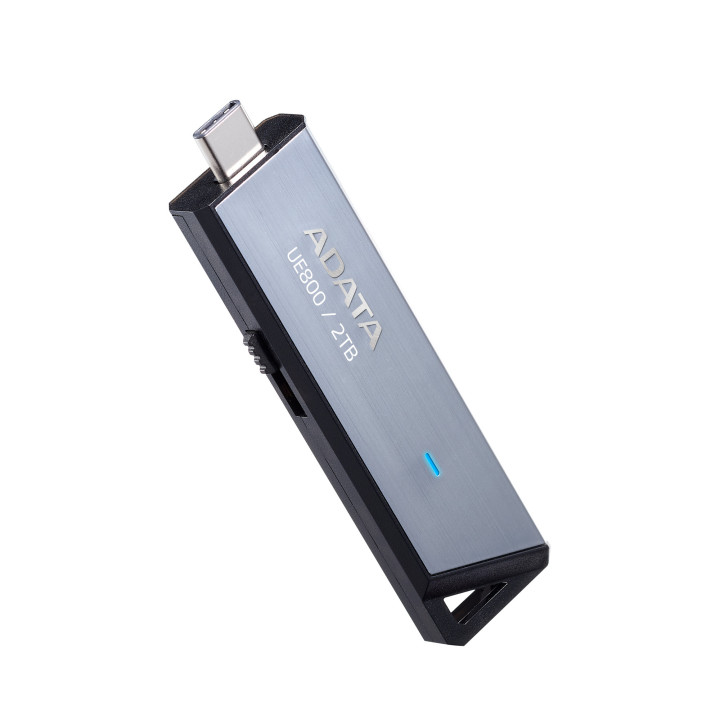 ADATA AELI-UE800-2T-CSG unidade de memória USB 2 TB USB Type-C 3.2 Gen 2 (3.1 Gen 2) Prateado