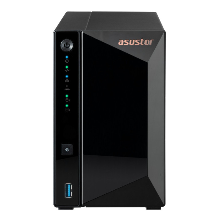 Asustor DRIVESTOR 2 Pro Gen2 AS3302T v2 NAS Ethernet LAN Preto RTD1619B