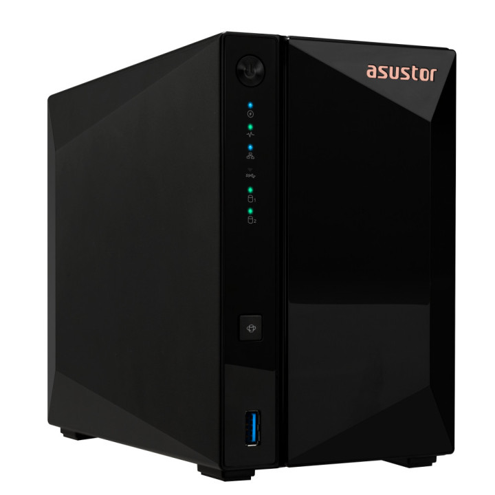 Asustor DRIVESTOR 2 Pro Gen2 AS3302T v2 NAS Ethernet LAN Preto RTD1619B