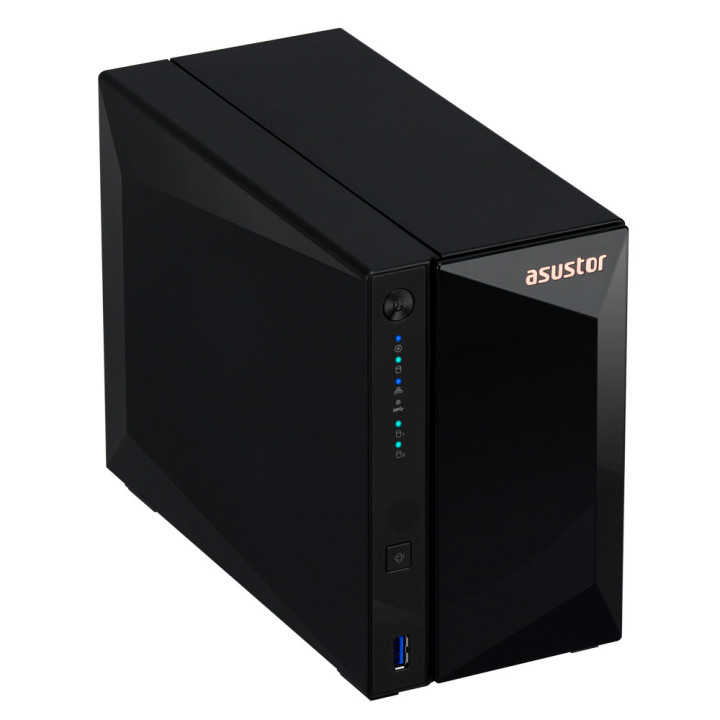 Asustor DRIVESTOR 2 Pro Gen2 AS3302T v2 NAS Ethernet LAN Preto RTD1619B