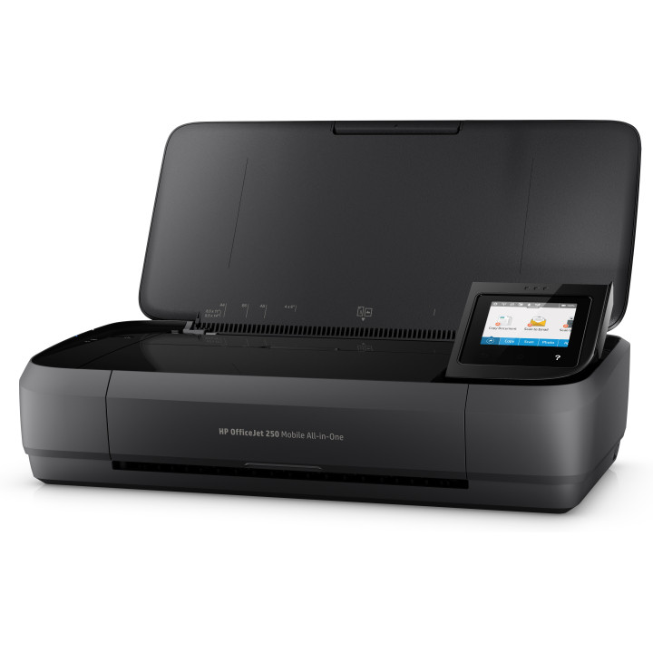 HP OfficeJet Impressora multifunções portátil 250, Cor, Impressora para Pequeno escritório, Impressão, cópia, digitalização,