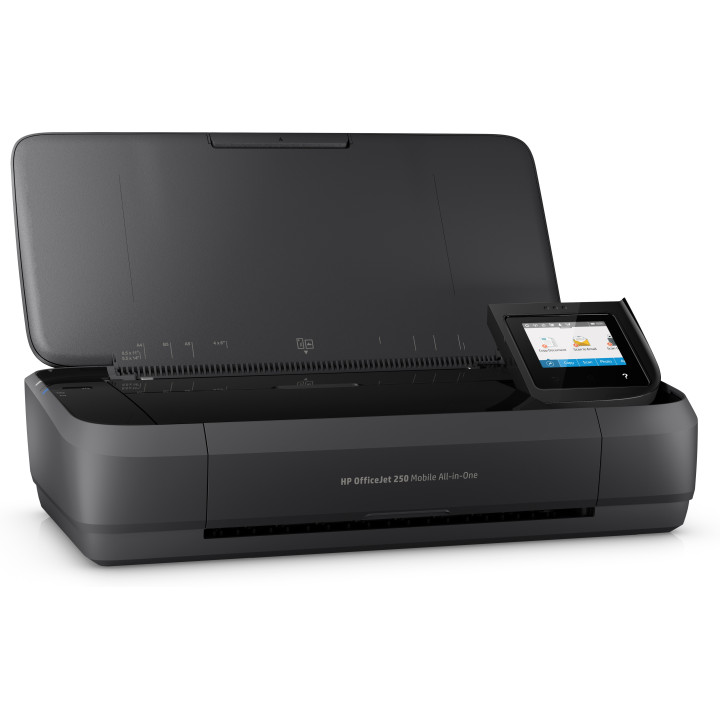 HP OfficeJet Impressora multifunções portátil 250, Cor, Impressora para Pequeno escritório, Impressão, cópia, digitalização,