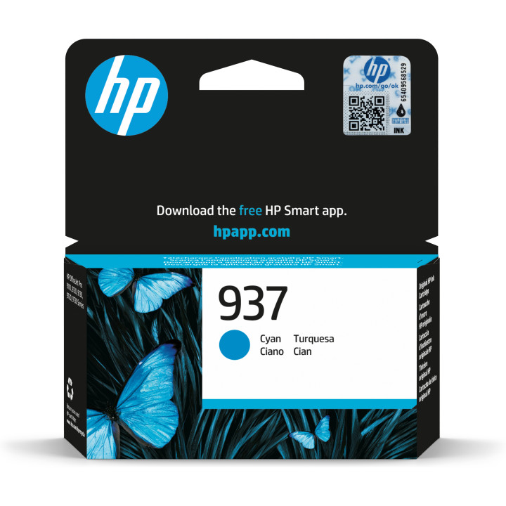 HP Tinteiro Original 937 Ciano
