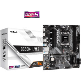 Motherboard Asrock B650M-H/M.2+ AMD B650 AM5 micro ATX