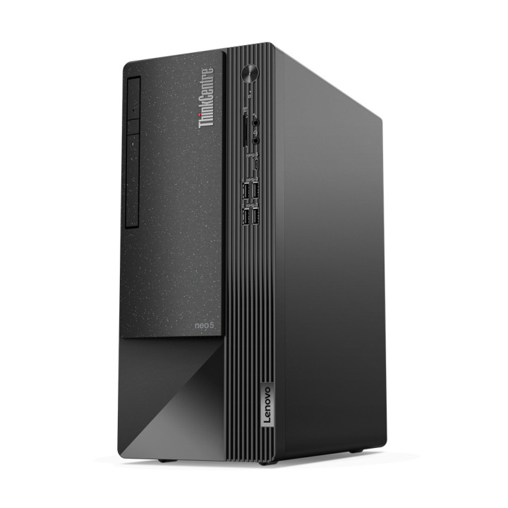 Lenovo ThinkCentre neo 50t Intel® Core™ i7 i7-12700 16 GB DDR4-SDRAM 512 GB SSD Windows 11 Pro Tower PC Preto