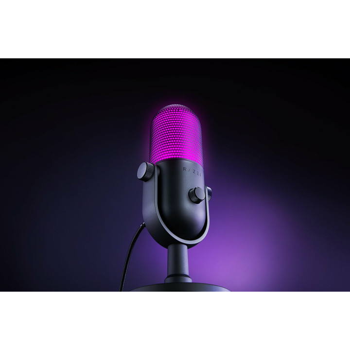 Razer Seiren V3 Chroma Preto Microfone para tablet