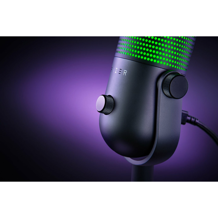 Razer Seiren V3 Chroma Preto Microfone para tablet