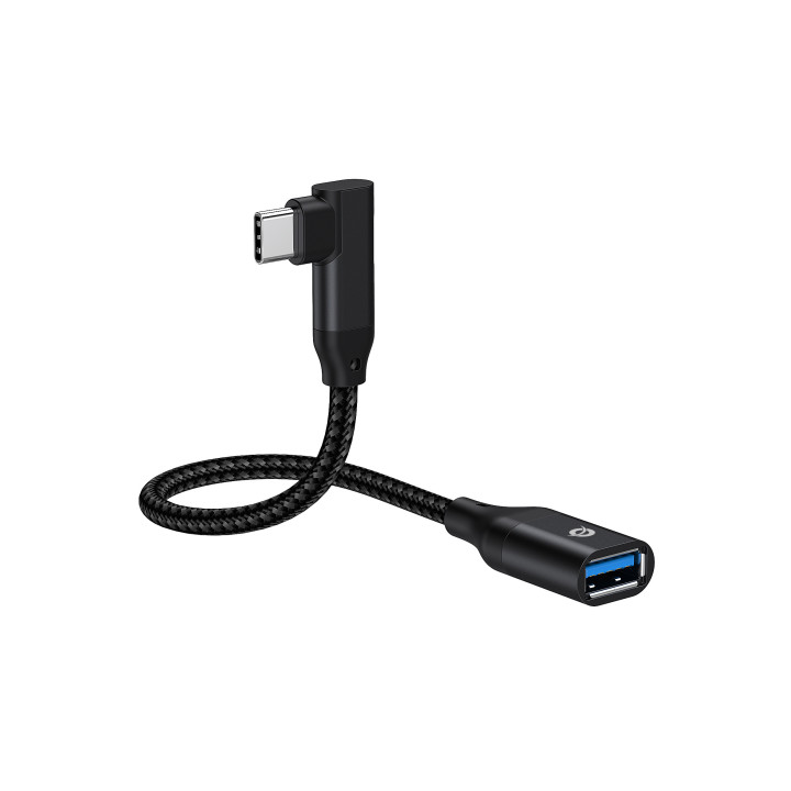 Conceptronic ABBY19B adaptador para cabos USB-C USB-A Preto