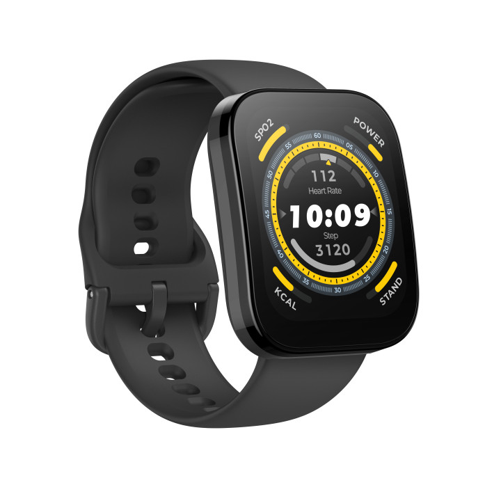 Amazfit Bip 5 4,85 cm (1.91") LCD 38 mm Digital 320 x 380 pixels Ecrã táctil Preto GPS