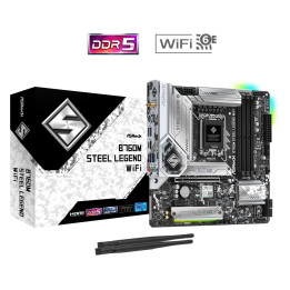Motherboard Asrock B760M Steel Legend WiFi Intel B760 LGA 1700 micro ATX