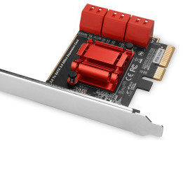 Axagon PCES-SA6 placa adaptador de interface Interno SATA