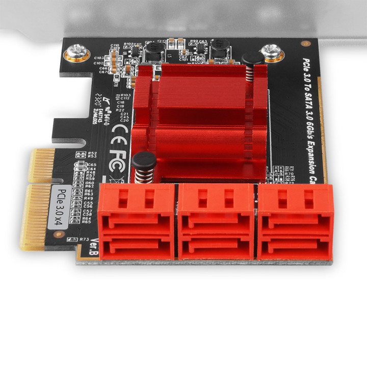 Axagon PCES-SA6 placa adaptador de interface Interno SATA