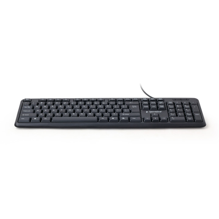 Gembird KB-U-103-PT teclado USB Português Preto